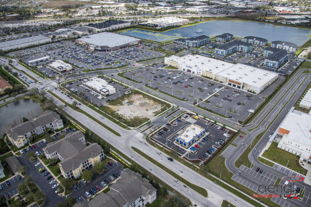 Gardens at Millenia aerial shot