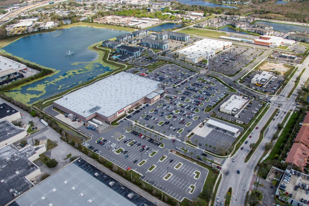 Gardens at Millenia aerial shot