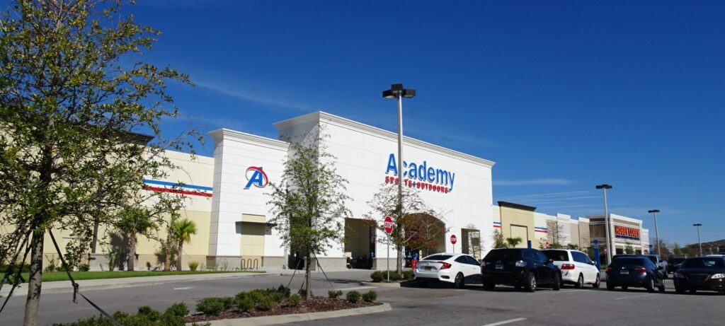 Academy sports and outdoors building exterior