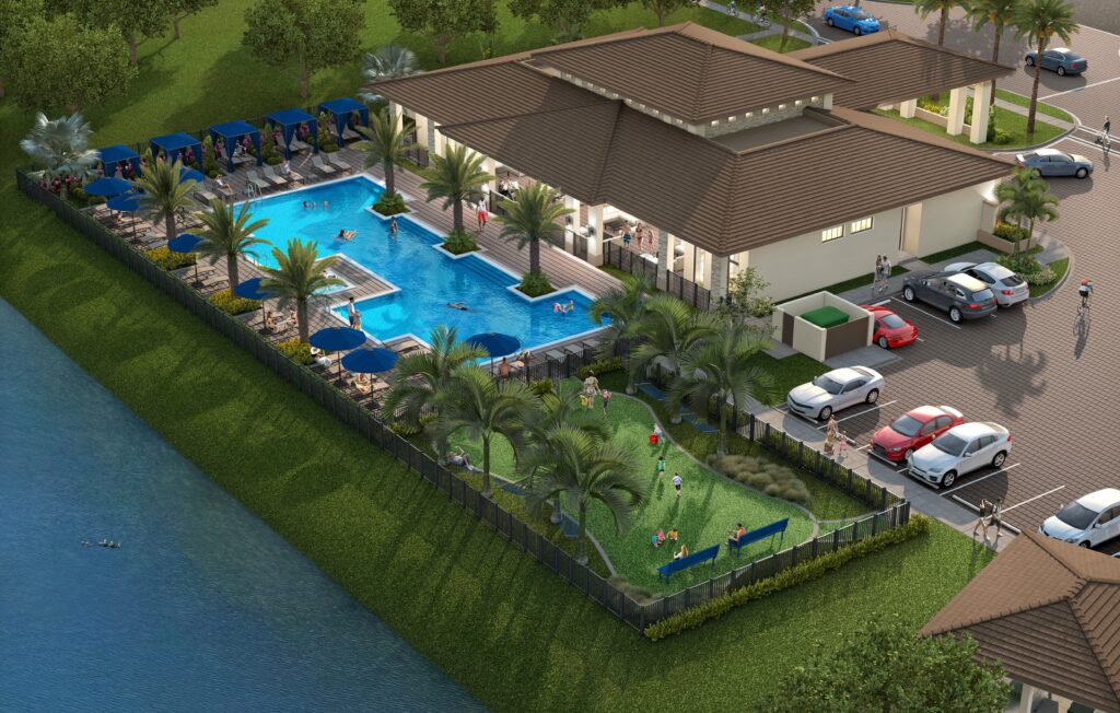 Marbella aerial rendering