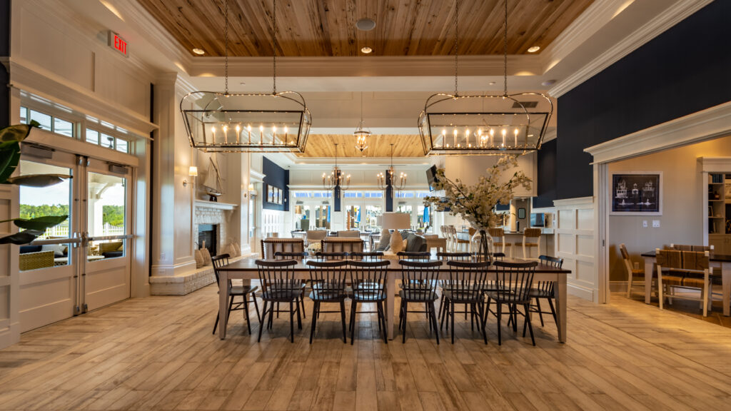 beacon lake club house interior