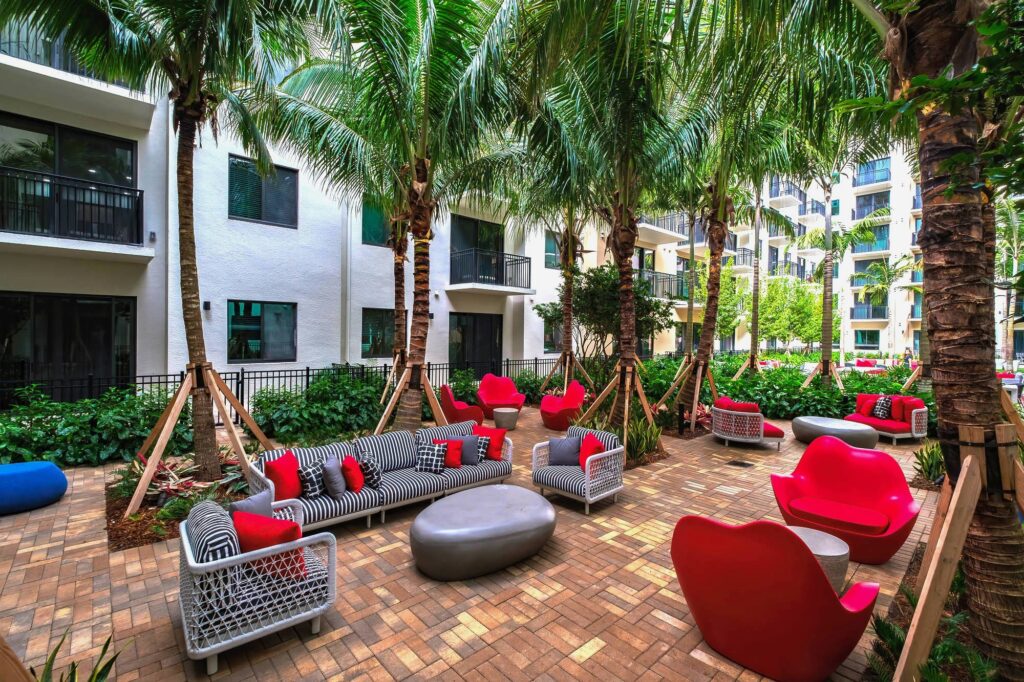 Altis Ludlam Trail courtyard
